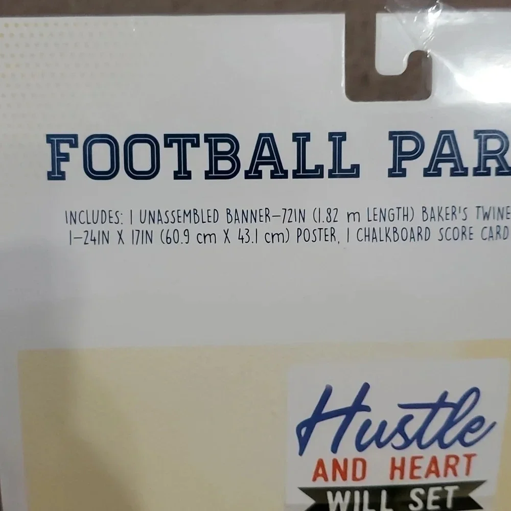Football Sports Team Party Pack Balloons Banner Photo Props